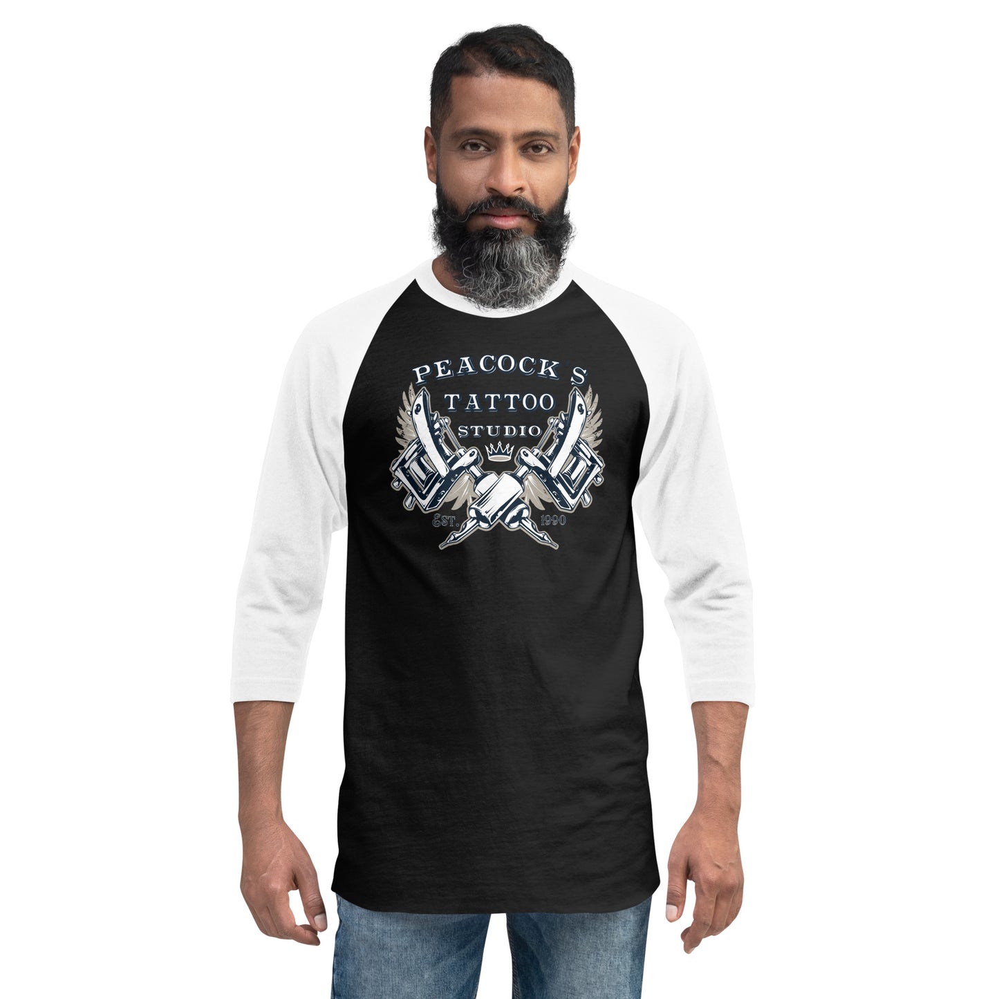 3/4 sleeve raglan shirt