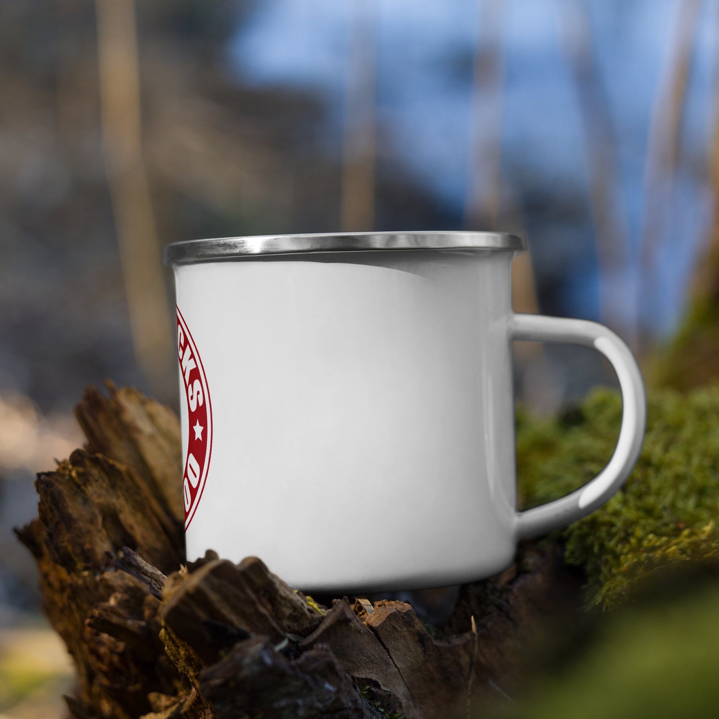 Peacock's OG Enamel Mug