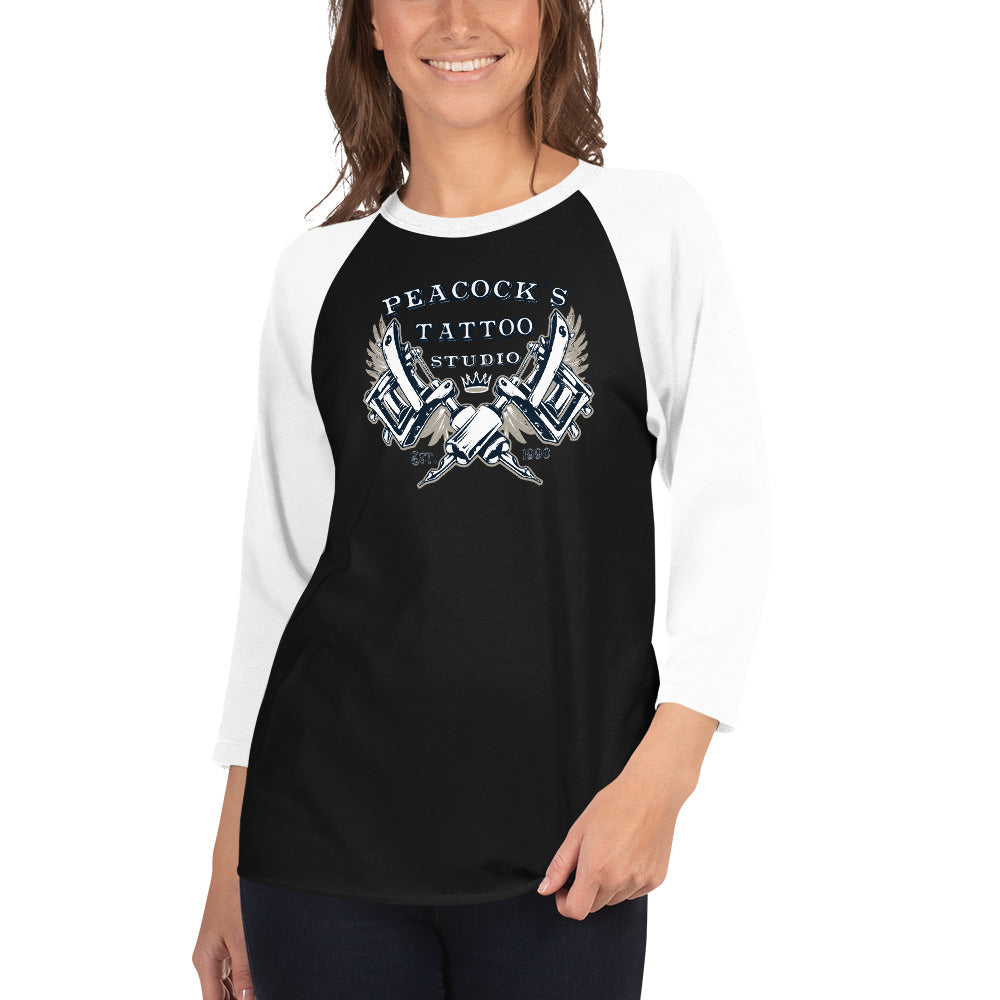 3/4 sleeve raglan shirt