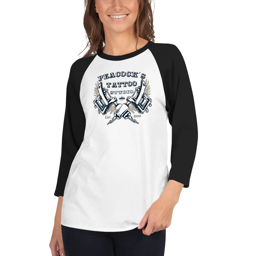 3/4 sleeve raglan shirt
