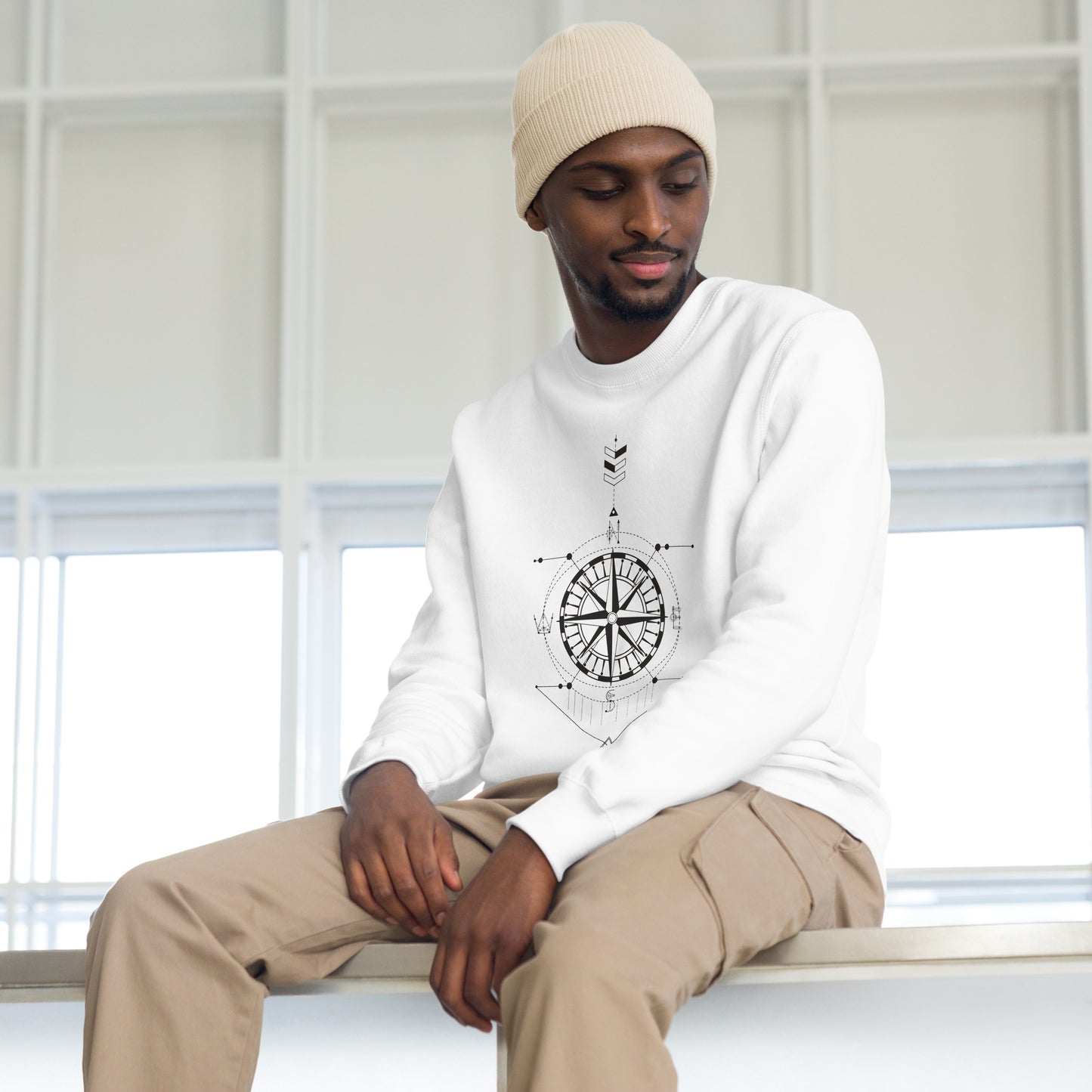 Peacock's Geo Sweatshirt