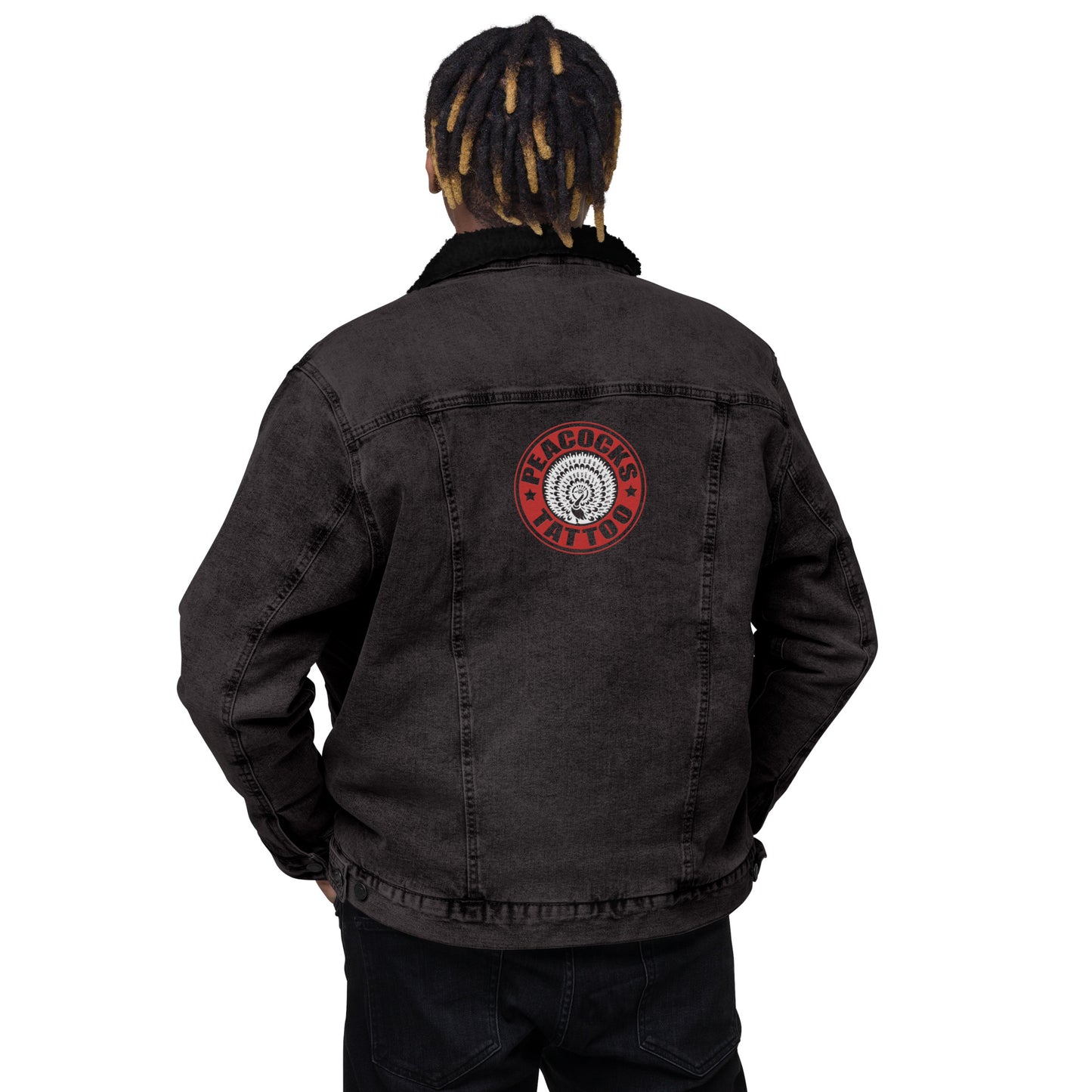 Peacock's OG black denim jean jacket